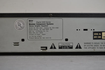 MCS 3042 Stereo Graphic Equalizer