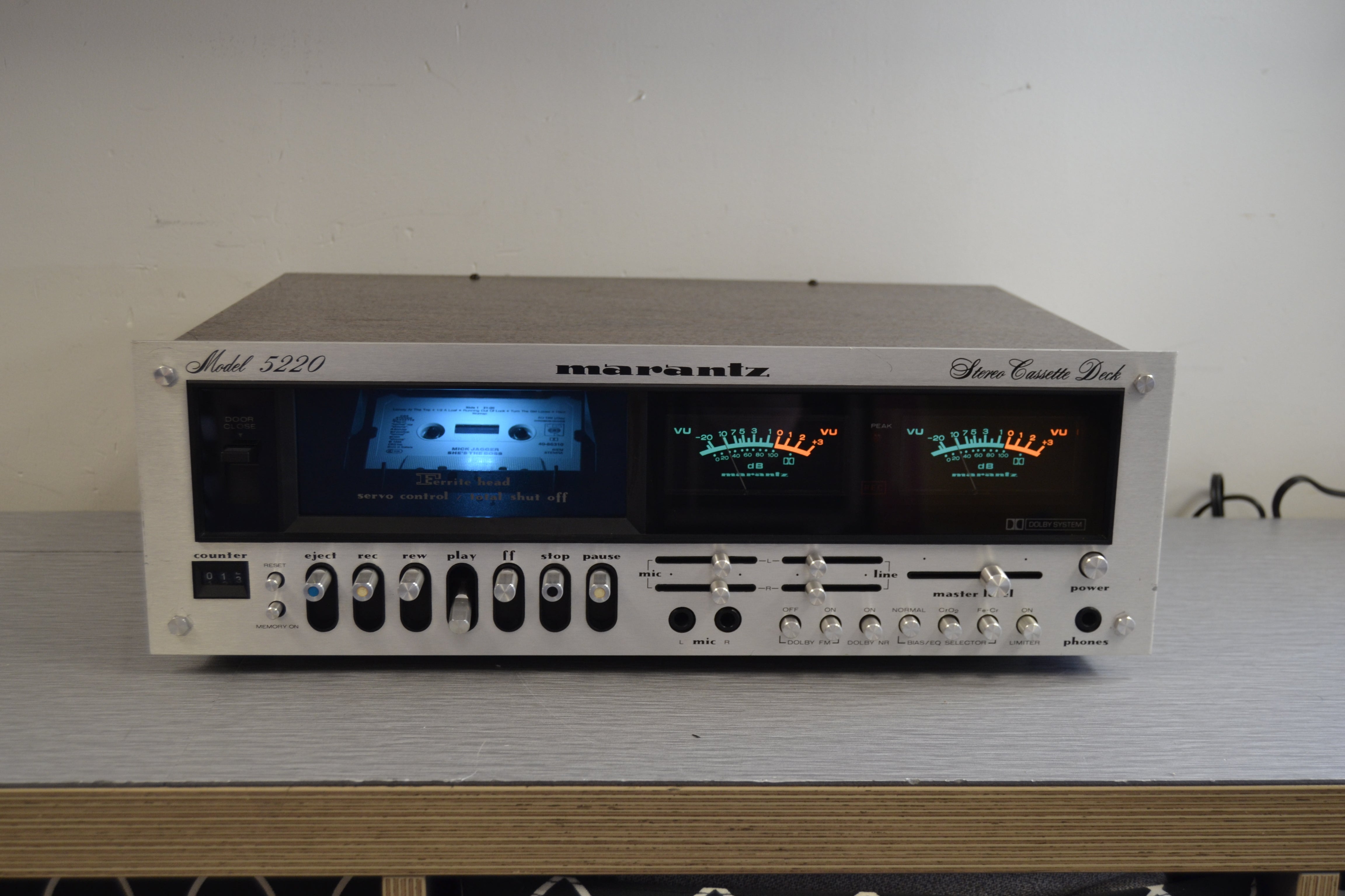 Marantz 5220 Cassette Deck * Fully Serviced * New Belts – The