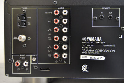 Yamaha RX-397 Stereo Receiver