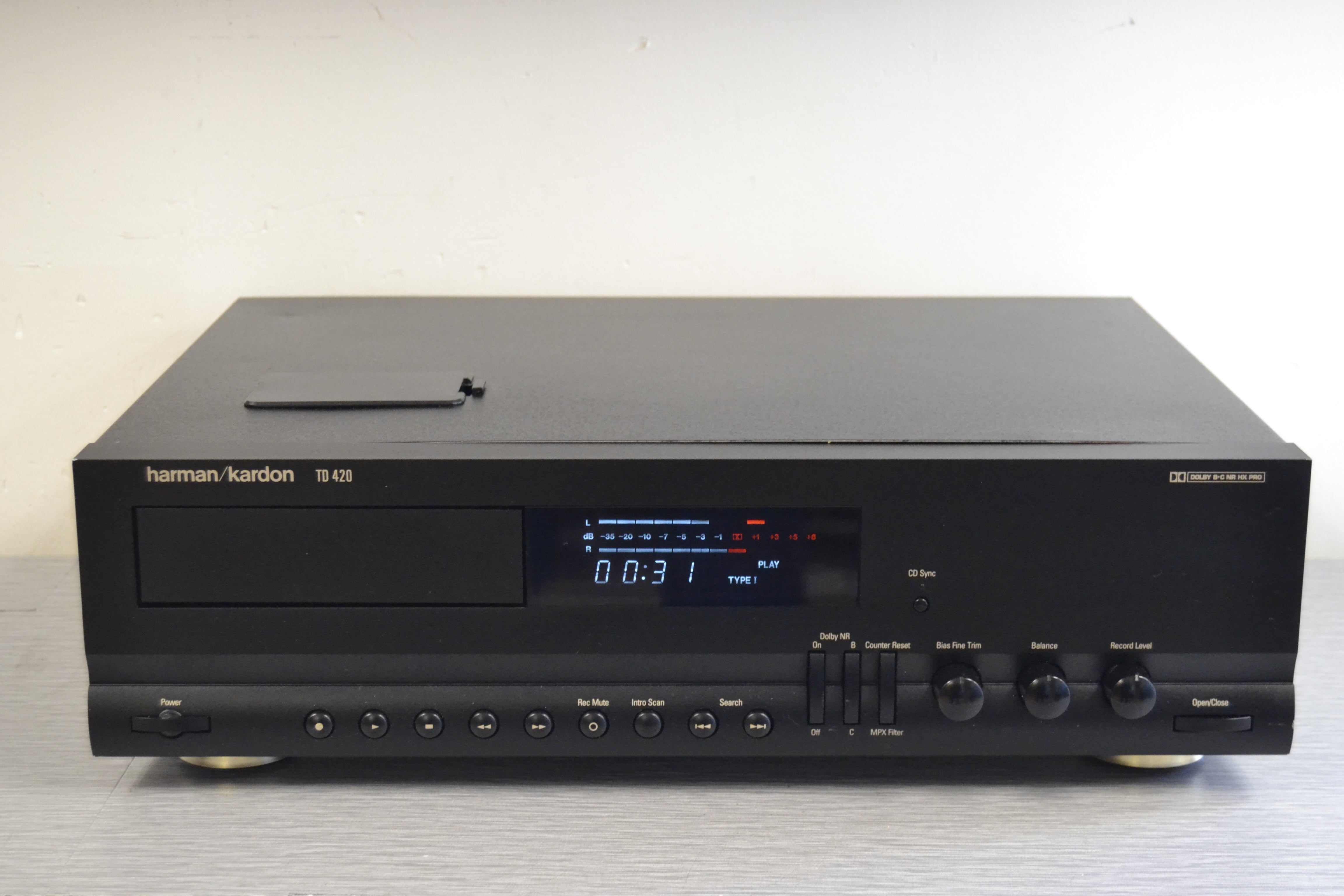 Harman Kardon TD420 Front Loading Cassette Deck – The Turntable Store