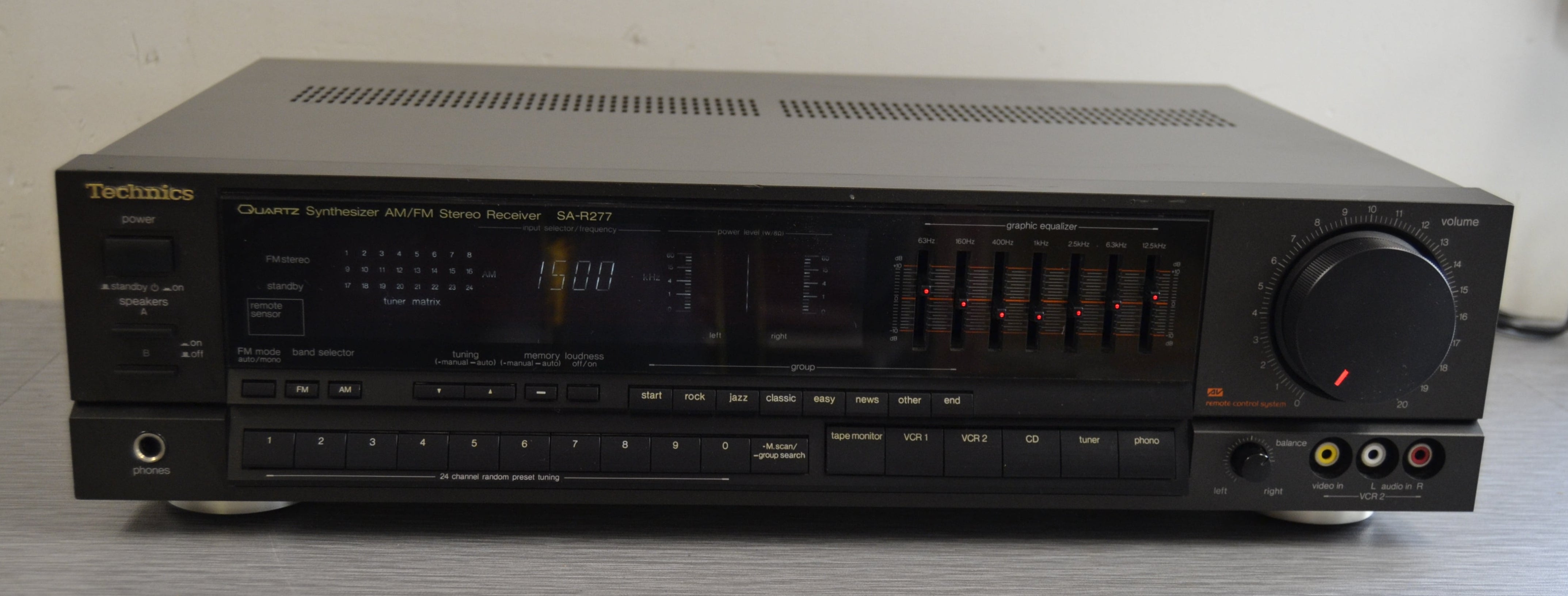 Technics SA-R277 Stereo Receiver – The Turntable Store