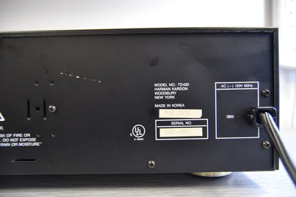 Harman Kardon TD420 Front Loading Cassette Deck