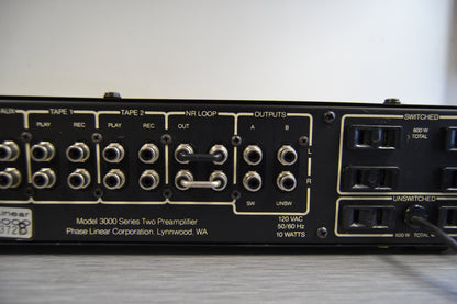 Phase Linear Model 3000 MKII Stereo Preamplifier