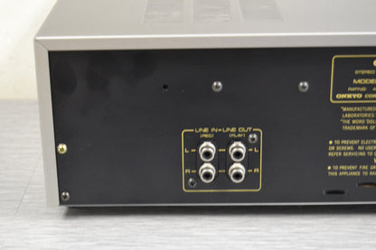 Onkyo TA-2050 Single Cassette Deck * New Belts * New Idler Wheel