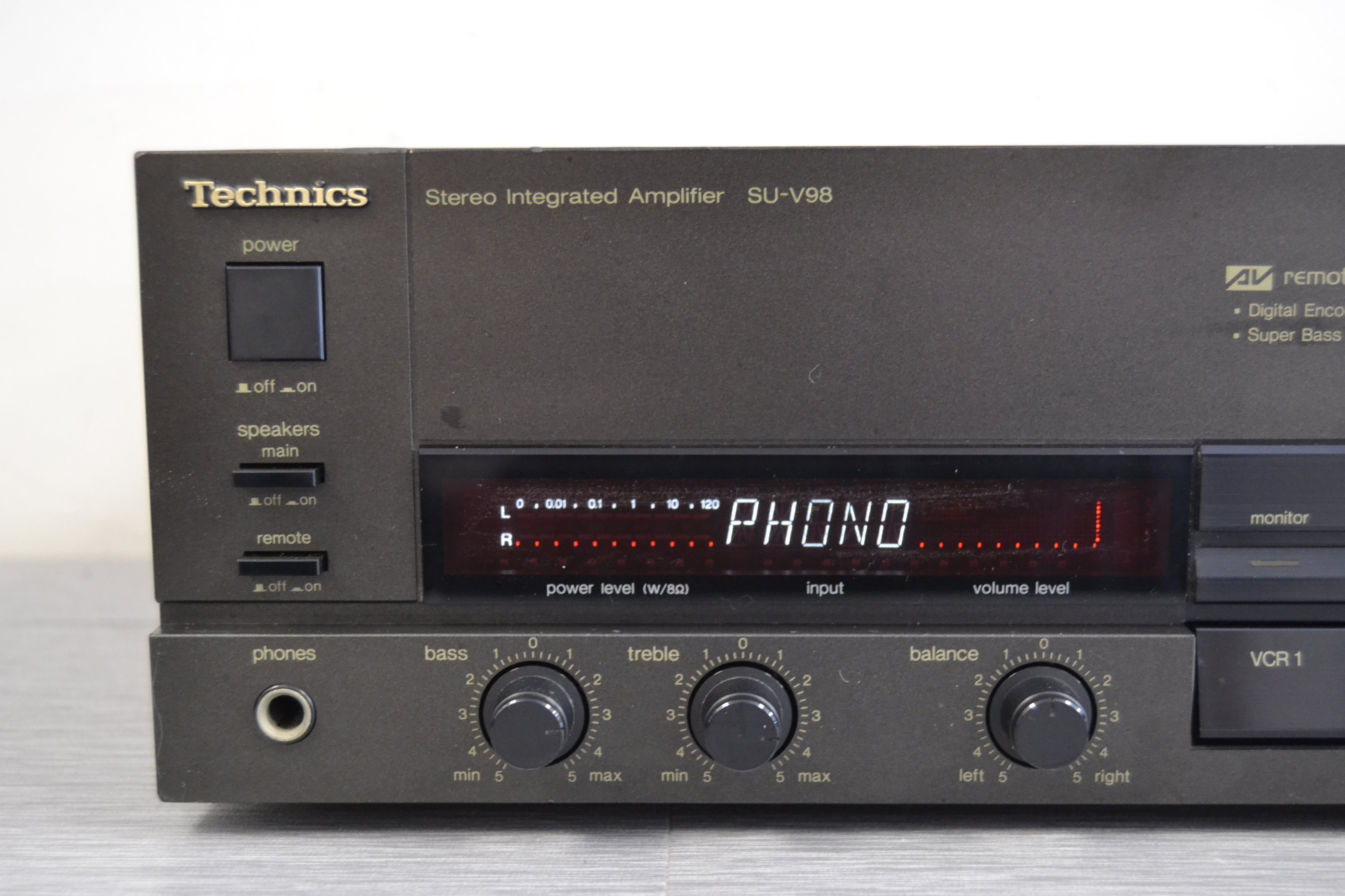 Technics SU-V98 Stereo Integrated Amplifier * 110W RMS – The