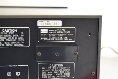 Sansui TU-717 Stereo Tuner