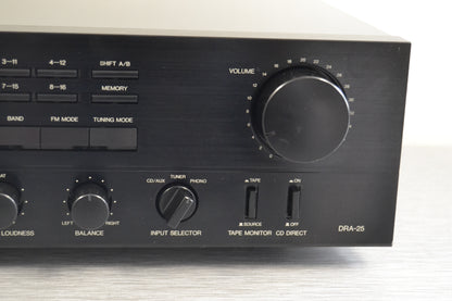 Denon DRA-25 Stereo Receiver * 30W RMS * 1987
