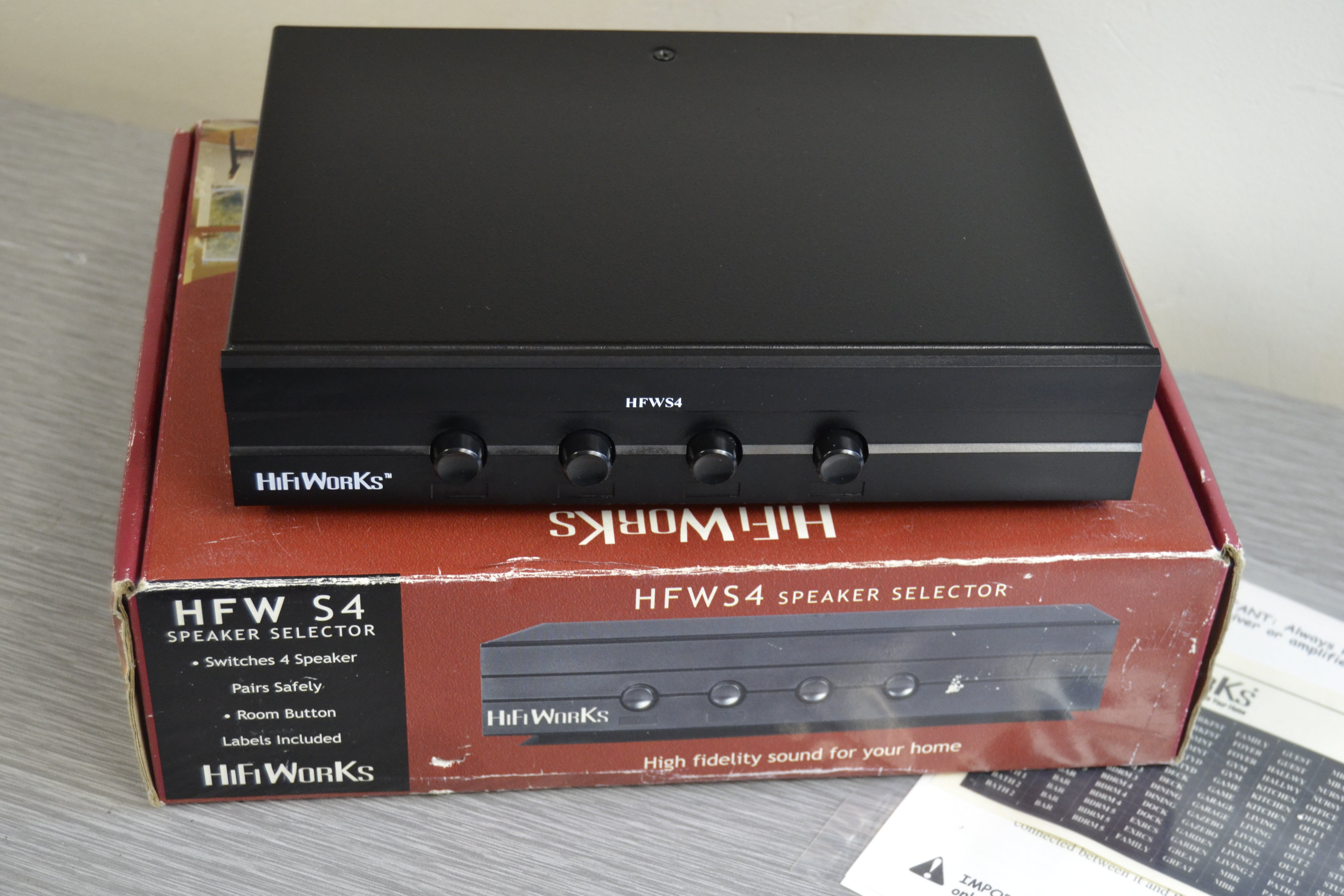 HiFiWorks HFW S4 Speaker Selector