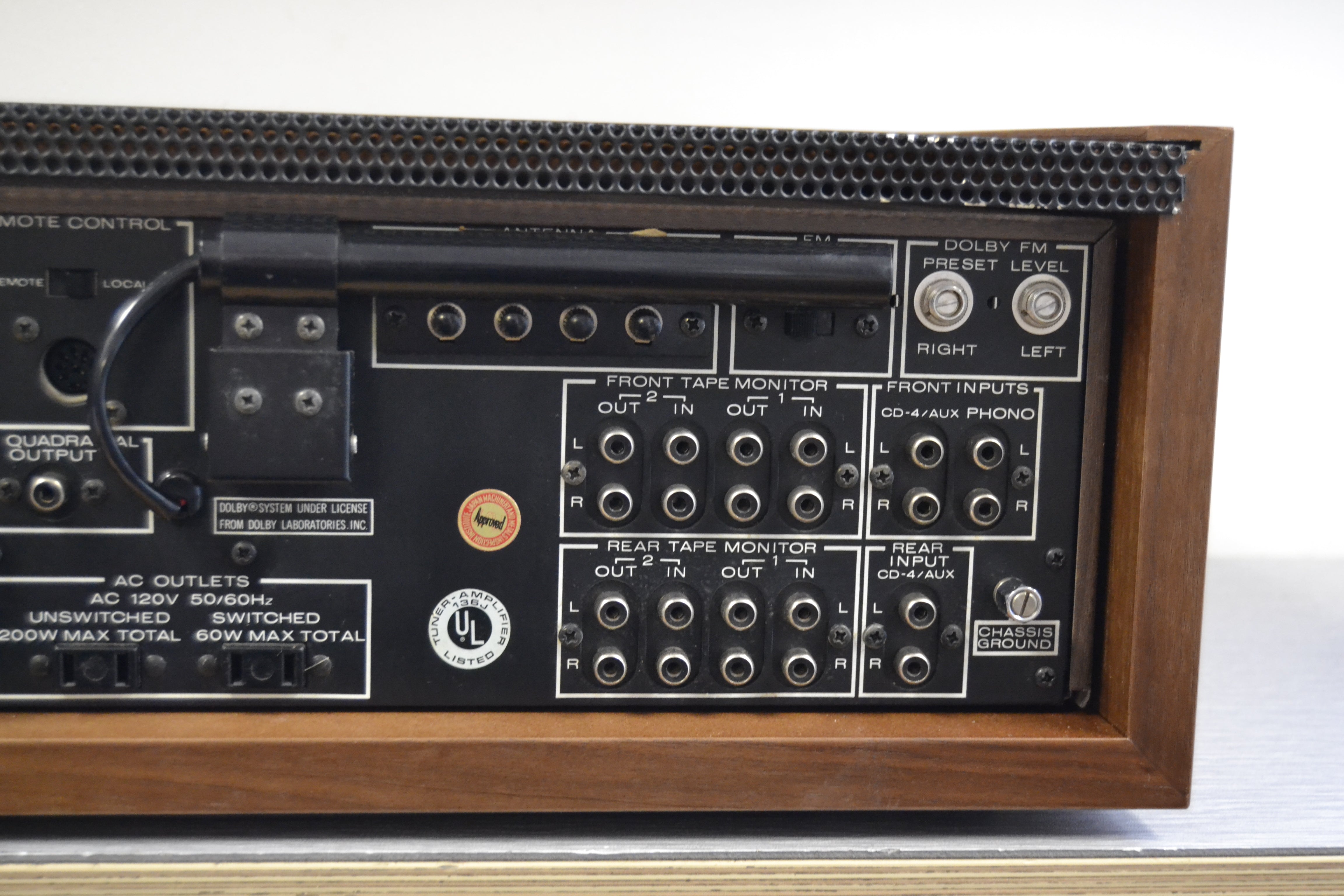 Marantz 4230 Stereo Receiver * FULLY Rebuilt * OEM Wood Case