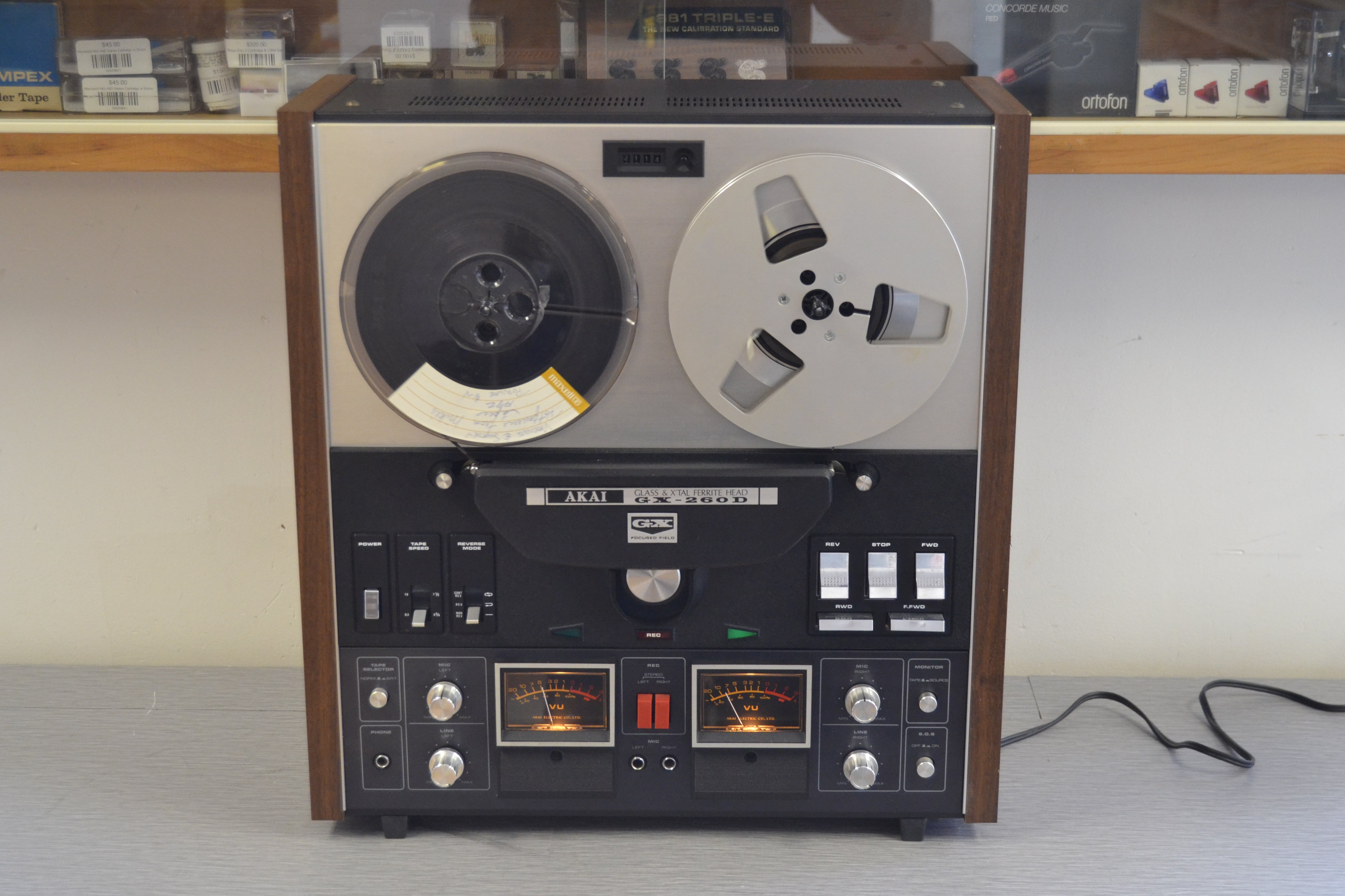 i-007O　AKAI　GX 260D　オープンリール　現状　電源OK　インテリア　ディスプレイ Akai GX-260D Reel to Reel Tape Deck Recorder | Vintage | Tape
