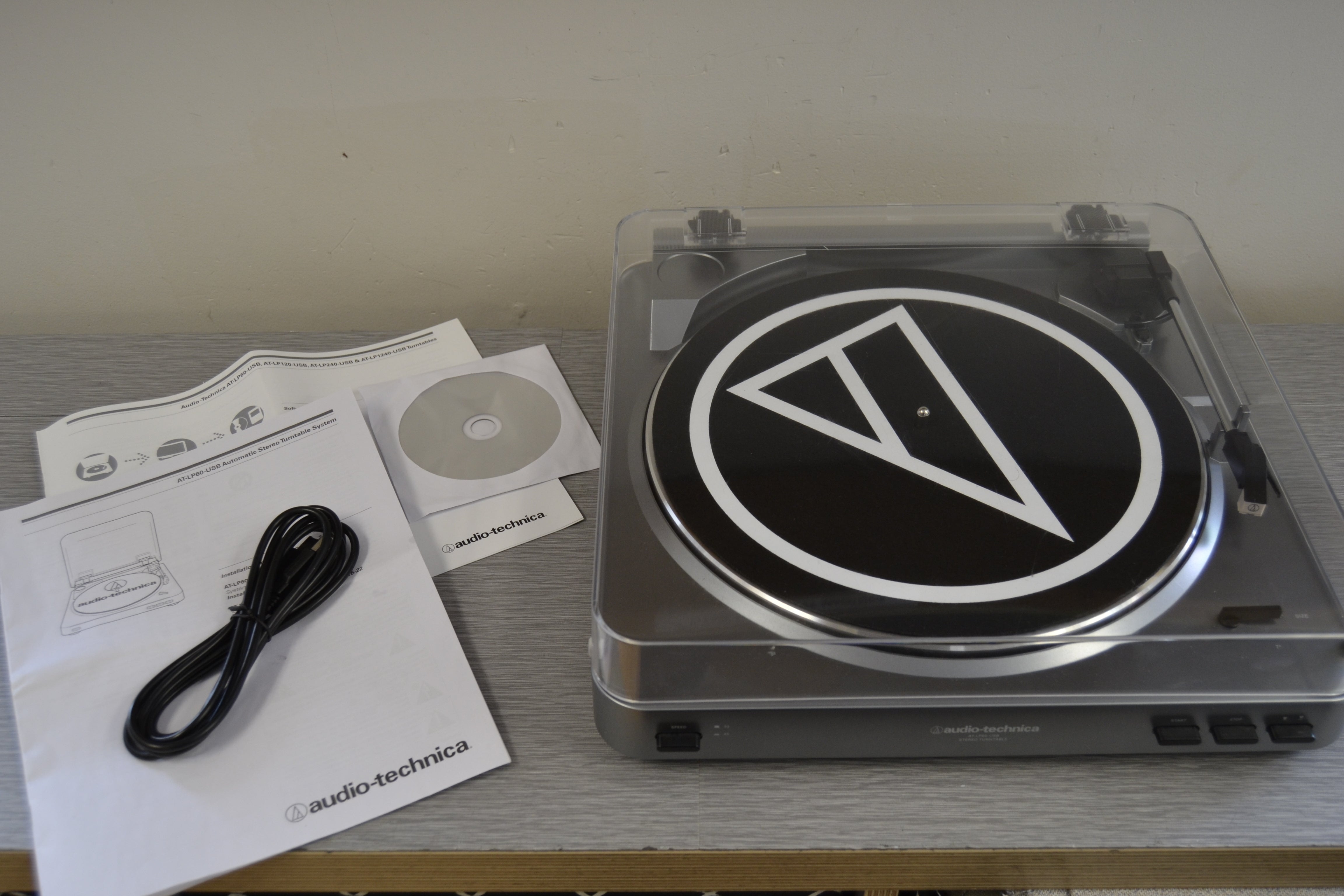 Audio Technica AT-LP60USB Turntable * Manual * Software * Cables