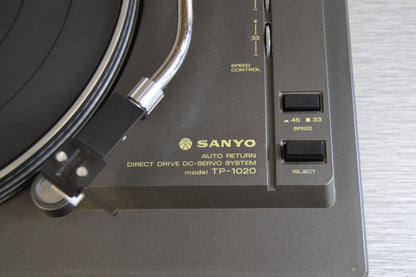 Sanyo TP-1020 Direct Drive Turntable * NEW Audio Technica AT3600 Cartridge