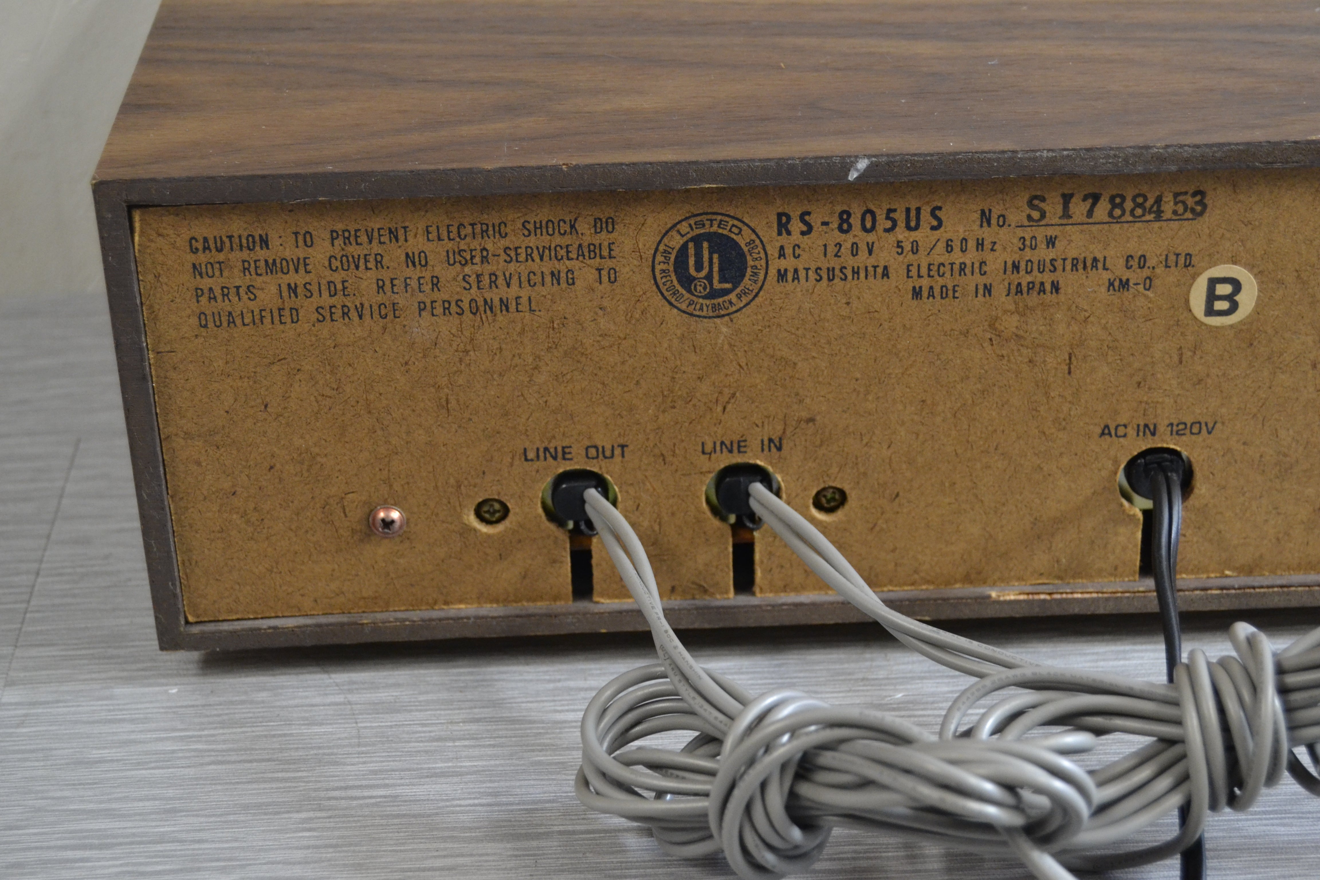 Panasonic RS-805US 8 Track Recorder * Fully Serviced * New