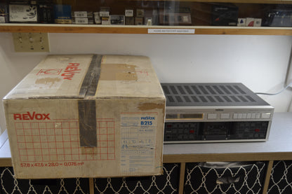 Revox B215 Single Cassette Deck * Box