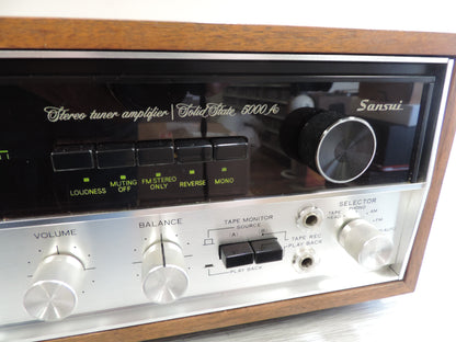 Sansui 5000A Stereo Receiver  * 55W RMS * 1970