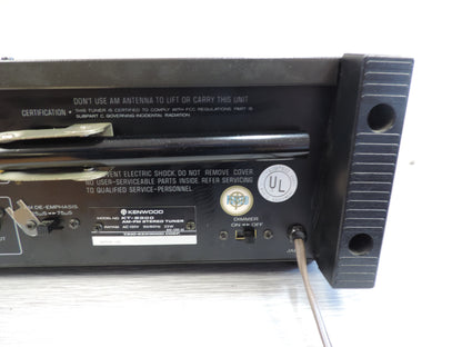Kenwood KT-8300 Stereo Tuner with rack handles