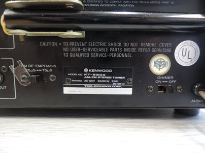 Kenwood KT-8300 Stereo Tuner with rack handles