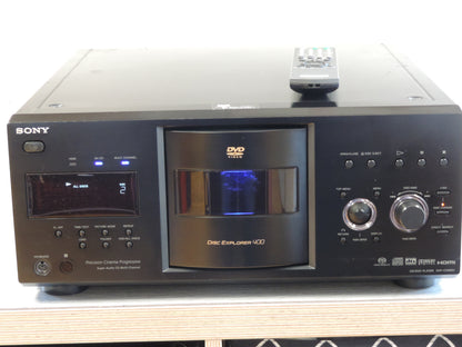 Sony DVDp-CX995V CD/SACD/DVD Carousel * 400 Discs * Remote
