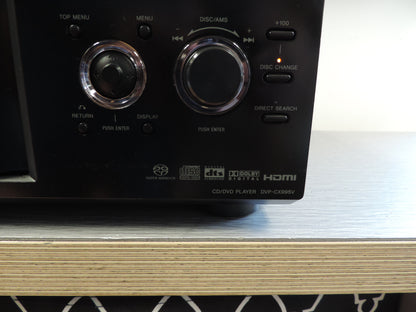 Sony DVDp-CX995V CD/SACD/DVD Carousel * 400 Discs * Remote