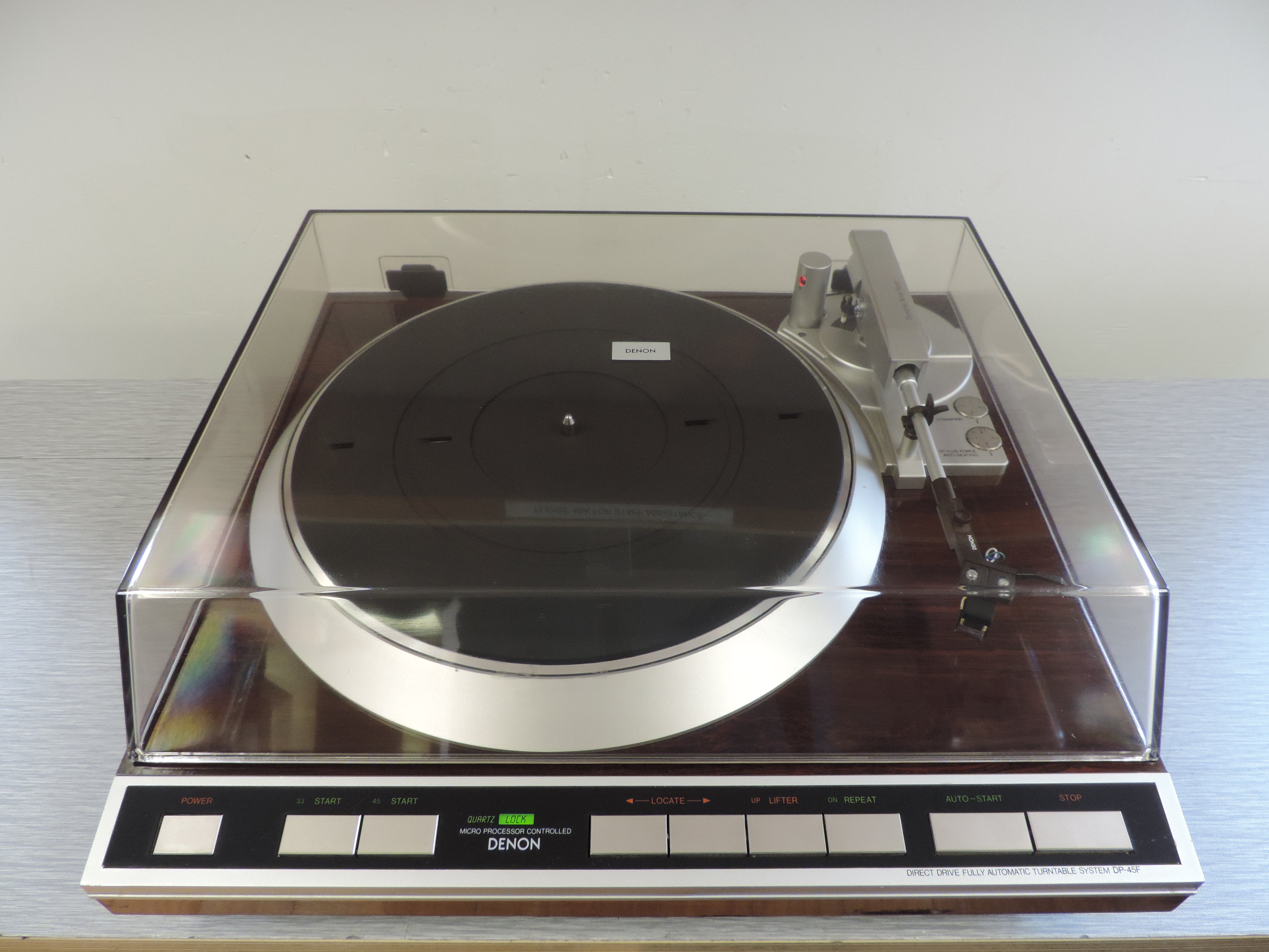 Denon DP-45F Direct Drive Turntable * Audio Technica AT125LC