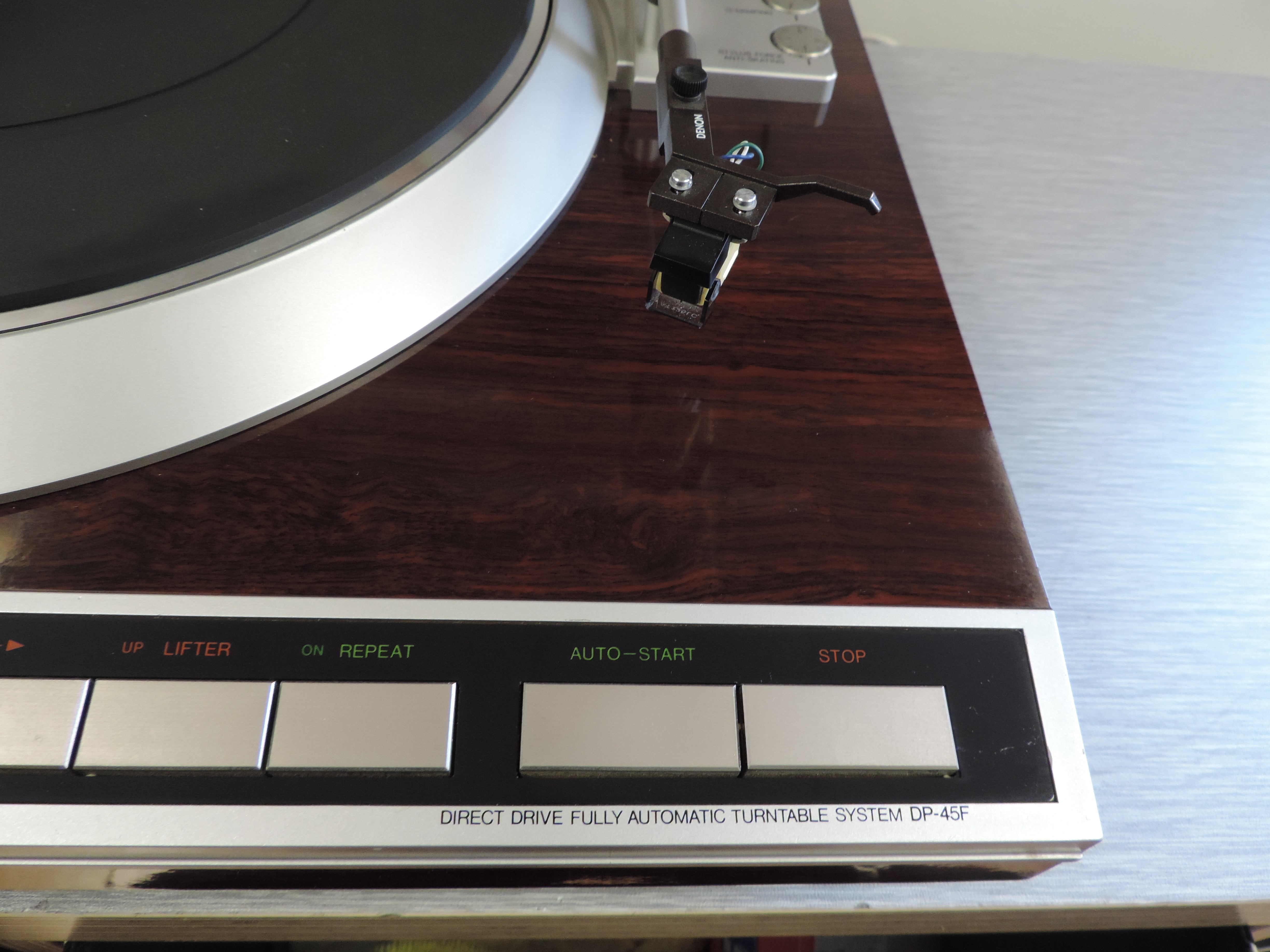 Denon DP-45F Direct Drive Turntable * Audio Technica AT125LC