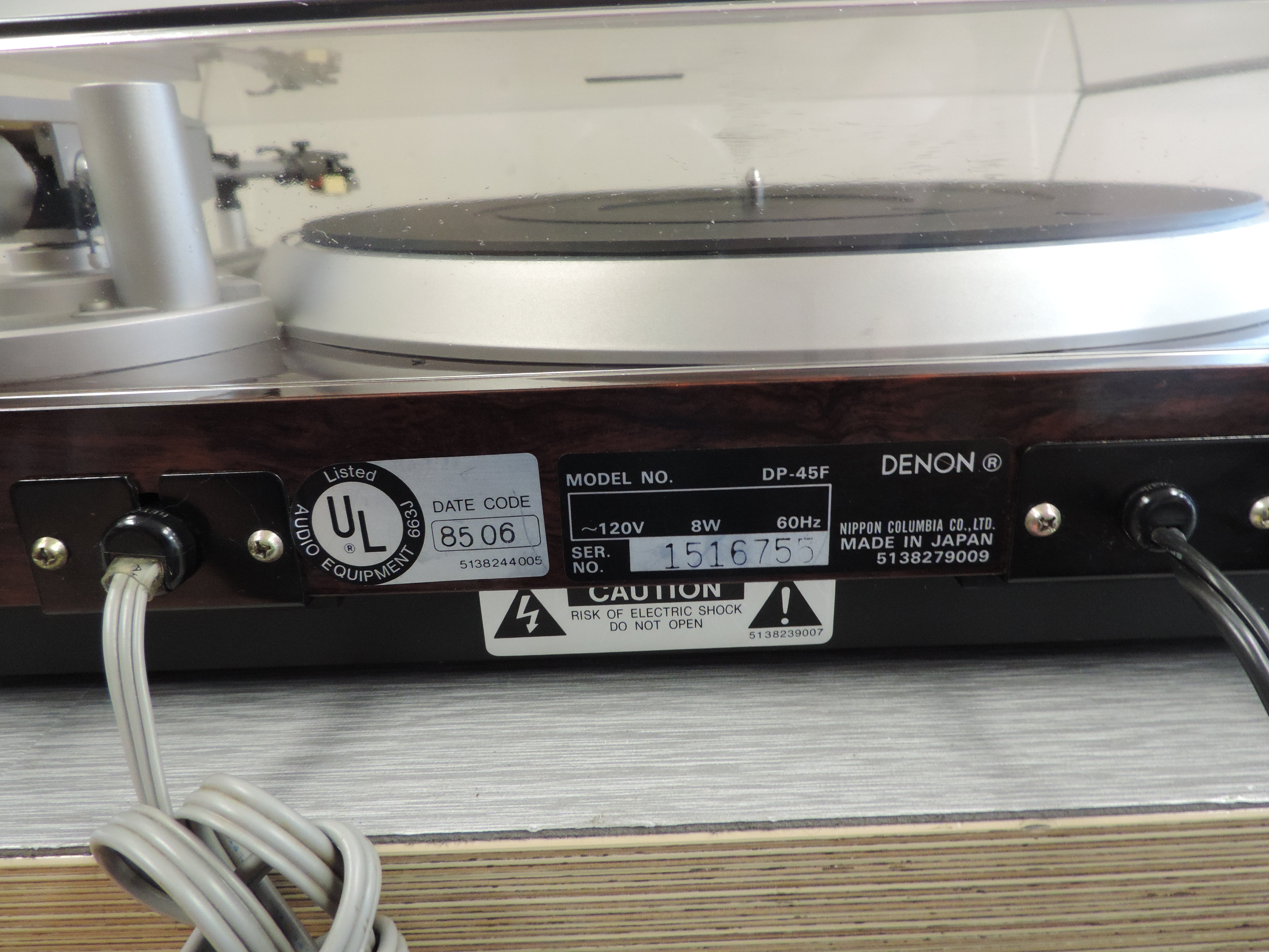 Denon DP-45F Direct Drive Turntable * Audio Technica AT125LC