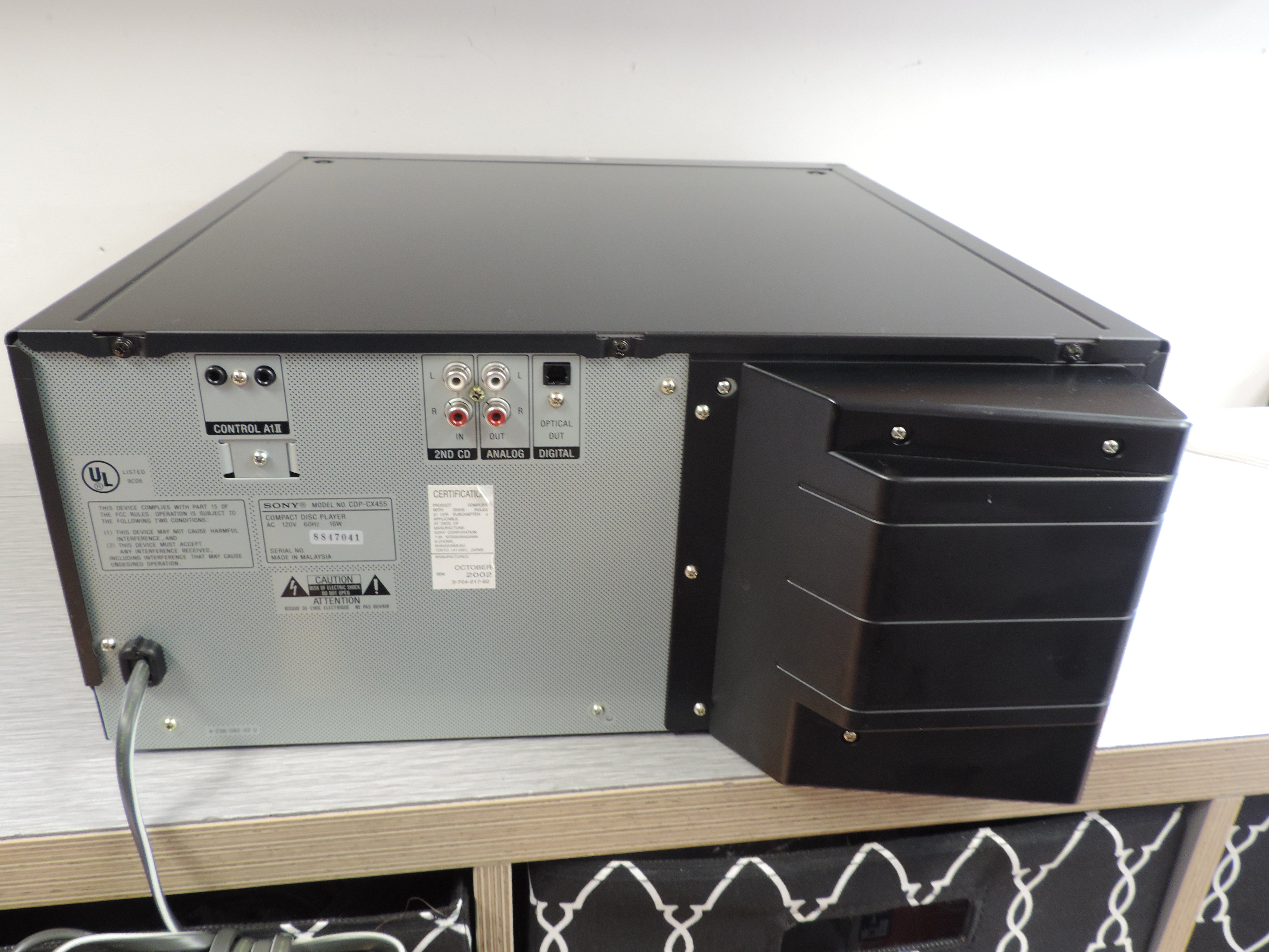Sony CDP-CX455 CD Carousel * 400 Discs – The Turntable Store