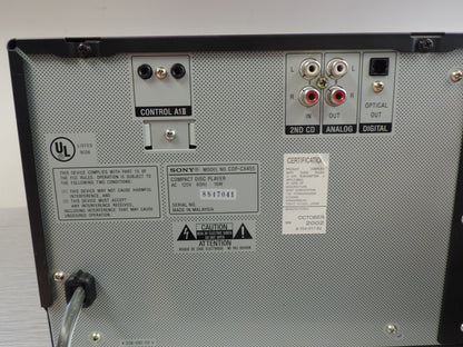 Sony CDP-CX455 CD Carousel * 400 Discs