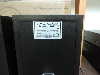 Wharfedale Diamond 220 Bookshelf Speakers