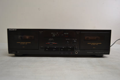 Sony TC-W490 Double Cassette Deck * Fully Serviced * New Belts