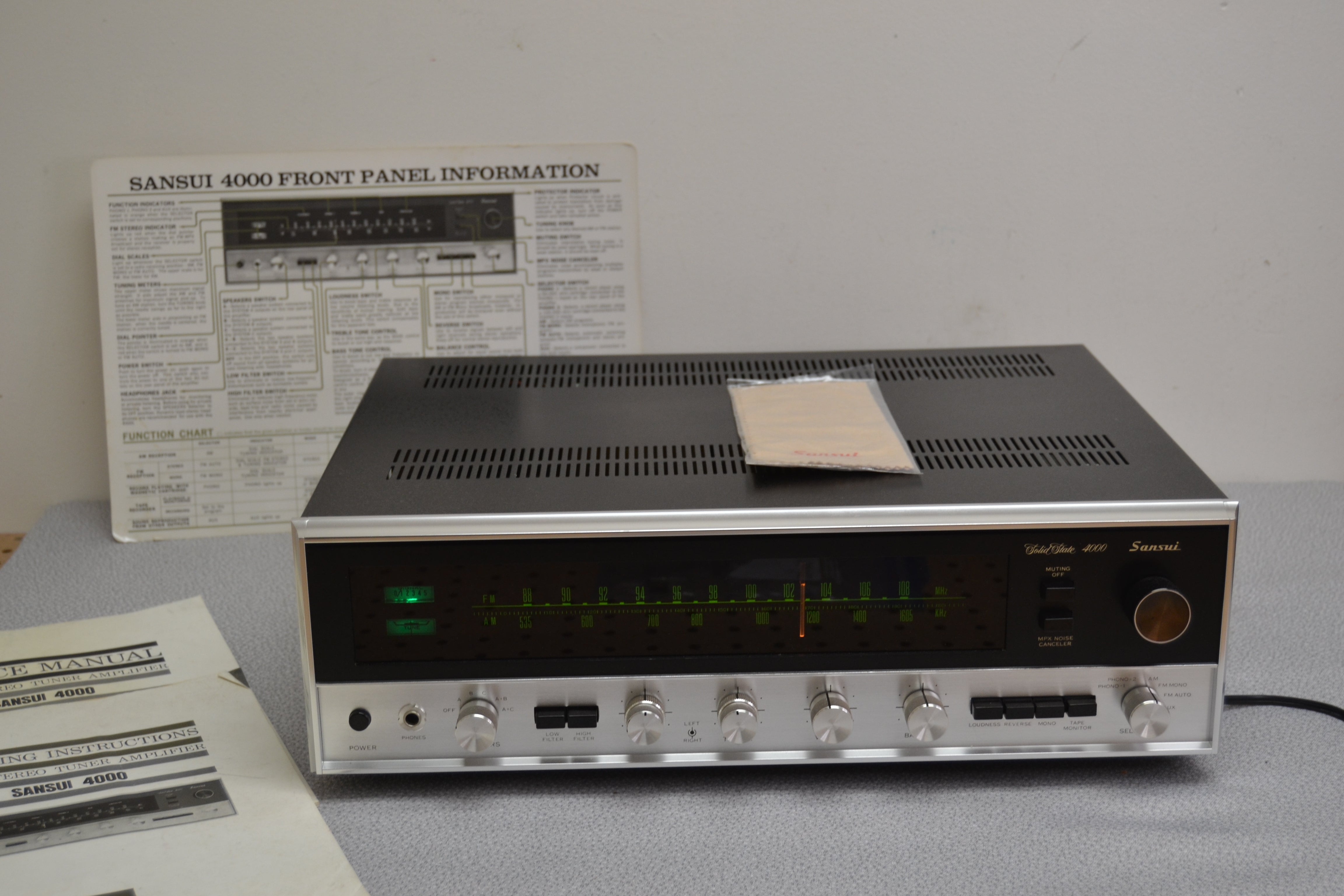 Sansui 4000 Stereo Receiver * 45W RMS * 1970