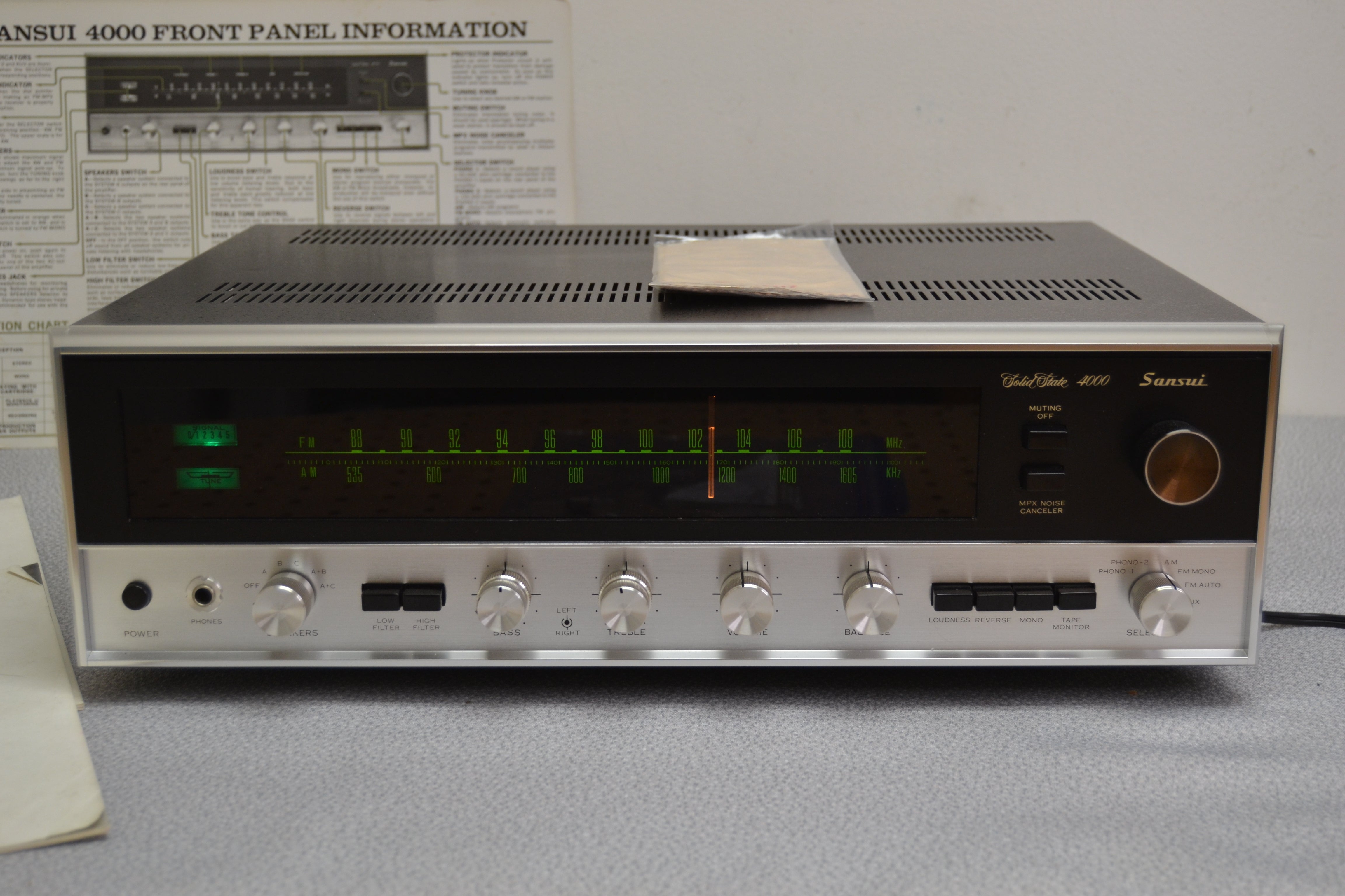 Sansui 4000 Stereo Receiver * 45W RMS * 1970
