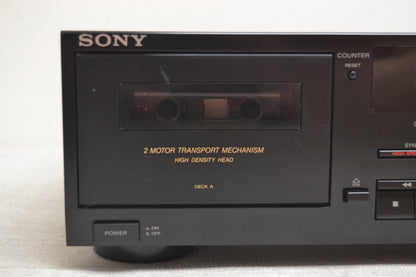 Sony TC-W490 Double Cassette Deck * Fully Serviced * New Belts