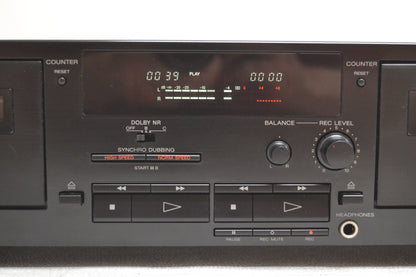 Sony TC-W490 Double Cassette Deck * Fully Serviced * New Belts