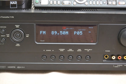 NAD T175 Stereo AV Tuner Preamplifier * Remote * Manual * Dock