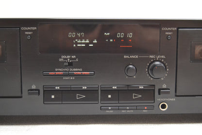Sony TC-W490 Double Cassette Deck * Fully Serviced * New Belts