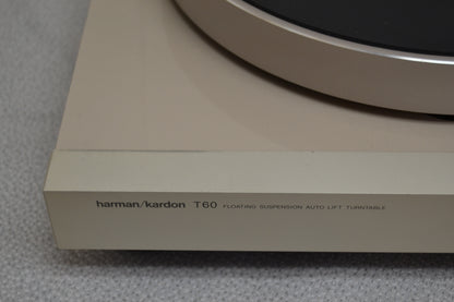 Harman Kardon T-60 Belt Drive Quartz Locked Turntable * NEW Dust Cover