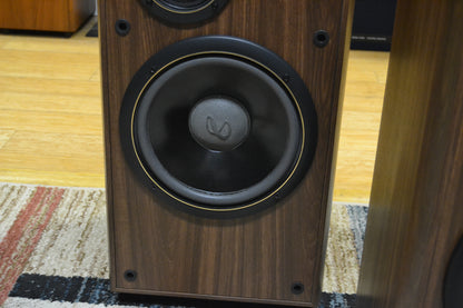 Infinity SM-115 Floor Standing Studio Monitor Speakers * Fully Serviced * One Fair Cabinet ( see pics ) *