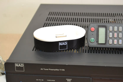 NAD T175 Stereo AV Tuner Preamplifier * Remote * Manual * Dock