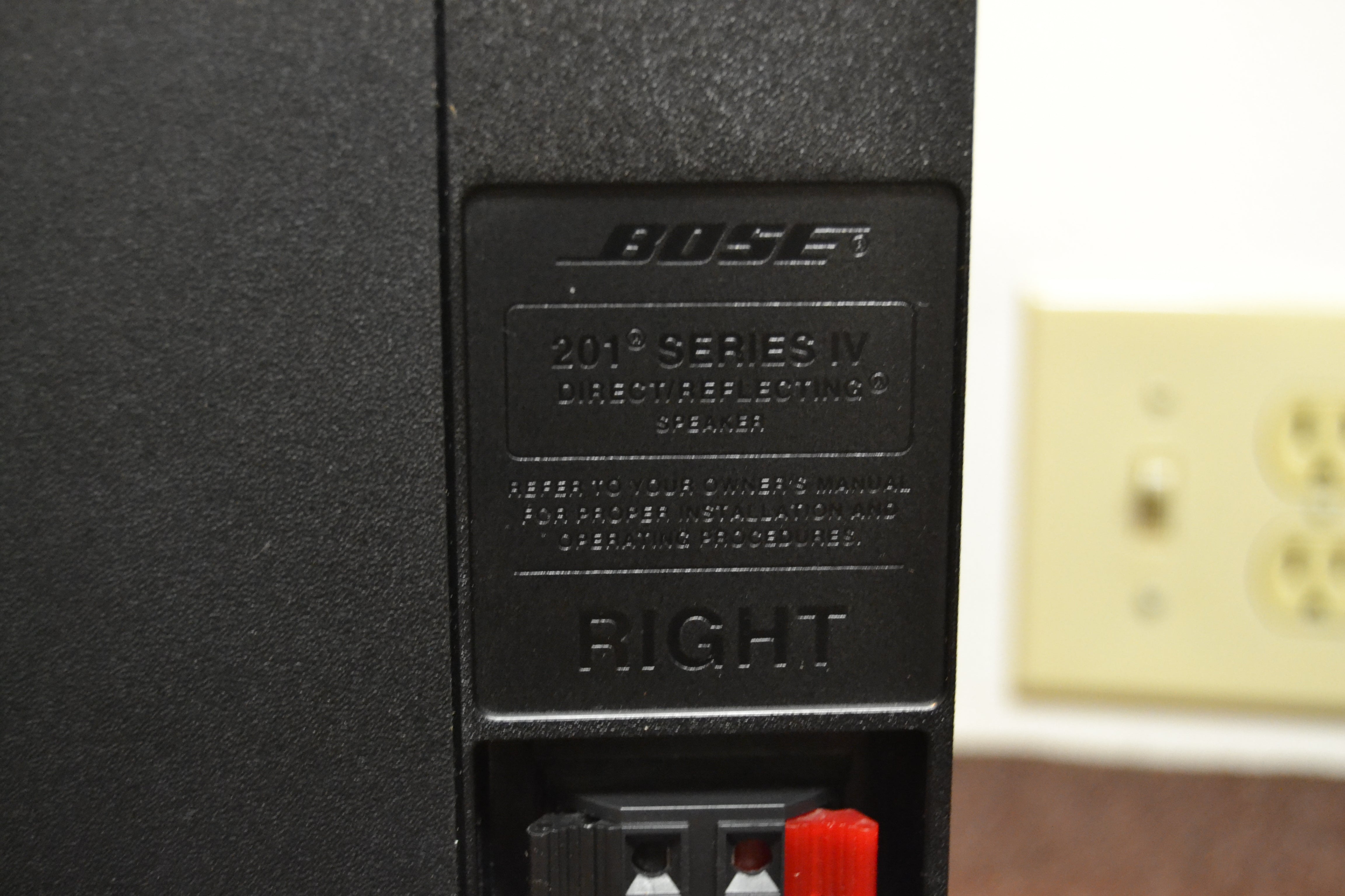 【おすすめ】BOSE 201Series IV & ONKYO CR-N755 Bose® 201® Series IV (Black) Bookshelf speakers (Black) at Crutchfield