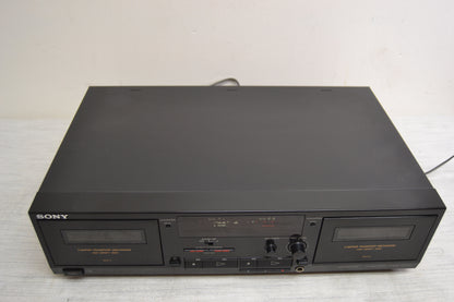 Sony TC-W490 Double Cassette Deck * Fully Serviced * New Belts