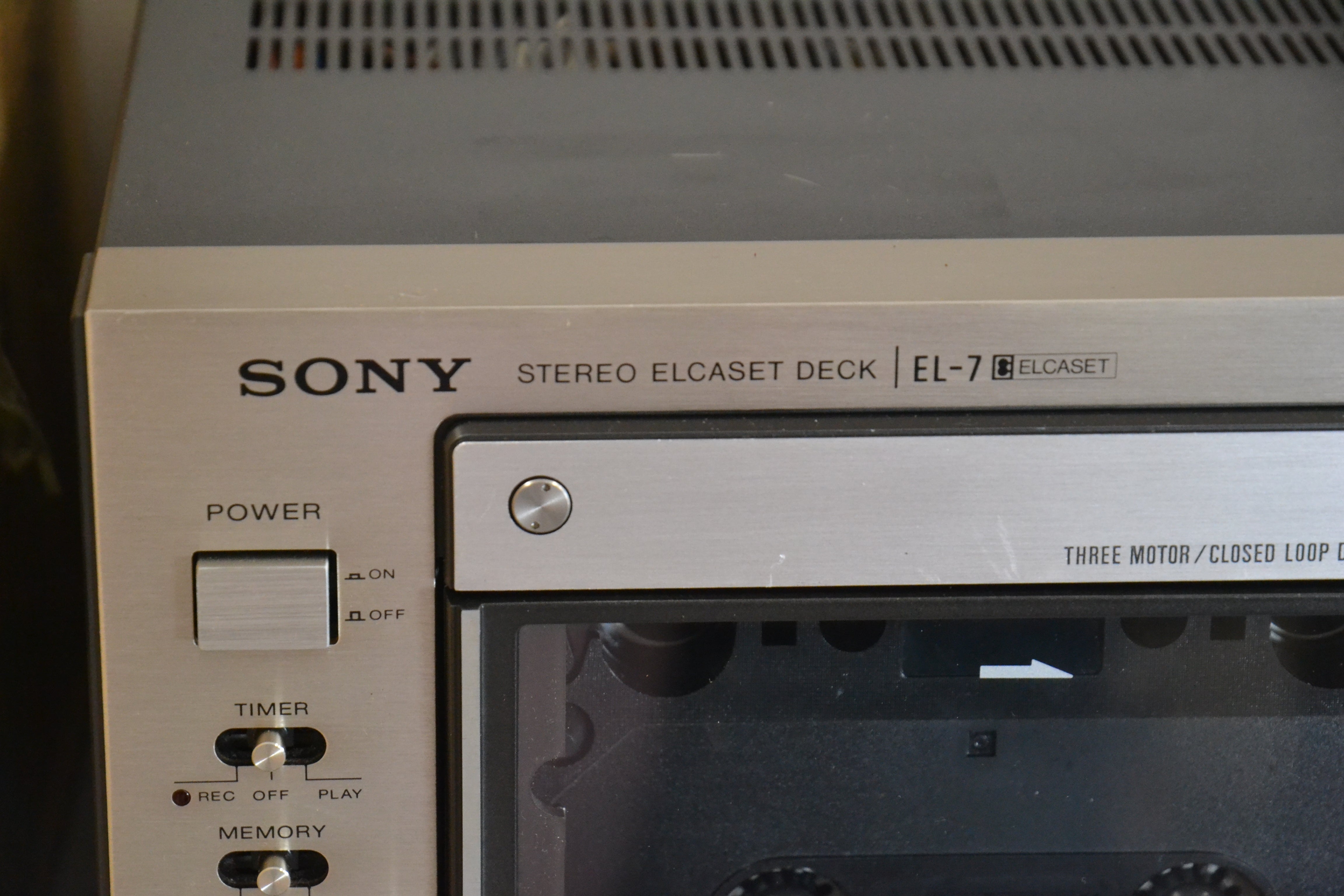 Sony EL-7 Single ELCASET Deck with Original Box – The Turntable Store