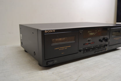 Sony TC-W490 Double Cassette Deck * Fully Serviced * New Belts
