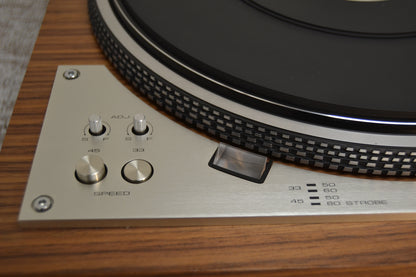 Pioneer PL-530 Direct Drive Turntable * Fully Recapped and Rebuilt * New Veneer * Fully Serviced !