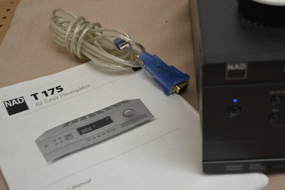 NAD T175 Stereo AV Tuner Preamplifier * Remote * Manual * Dock
