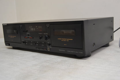 Sony TC-W490 Double Cassette Deck * Fully Serviced * New Belts