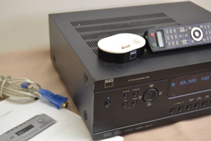 NAD T175 Stereo AV Tuner Preamplifier * Remote * Manual * Dock