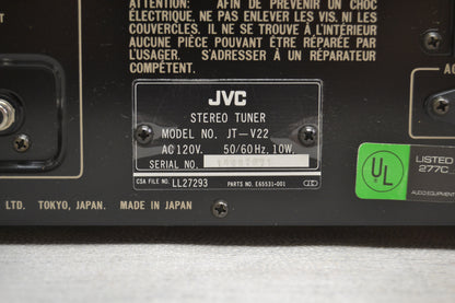 JVC JT-V22 Stereo Tuner * Fully Serviced to factory specs