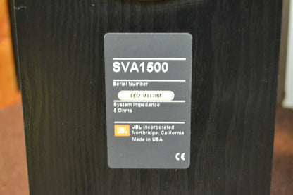 JBL SVA 1500 Bookshelf Horn Loaded Speakers