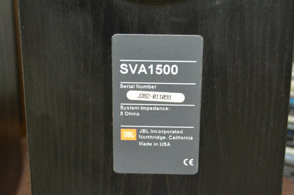 JBL SVA 1500 Bookshelf Horn Loaded Speakers